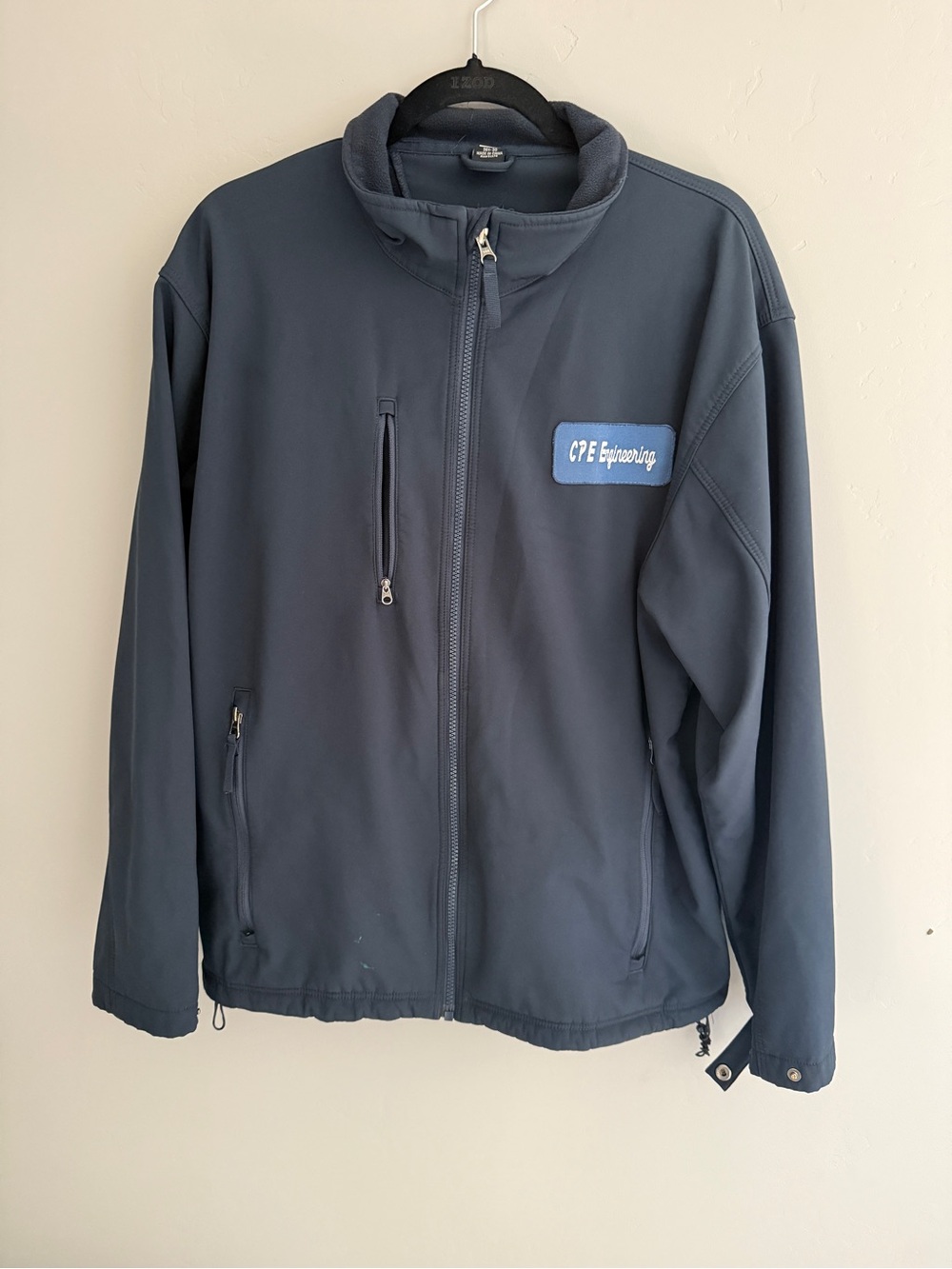 Cintas Work Jacket Blue CollarMen's Navy Softshell Jacket